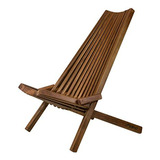 Melino Silla Plegable De Madera Para Exteriores, Sillón De M