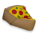 Sillon Puff Pizza Ideal Para Personas De Hasta 85 Kg