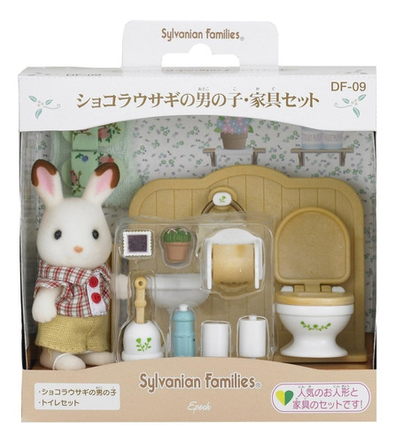 Conejito Y Baño Sylvanian Families Calico Critters Ternurine