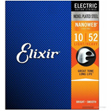 Cuerdas Elixir 12077 Nanoweb Guitarra Eléctrica 10-52  Msi 