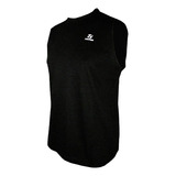 Remera Topper Basica Negro Hombre Deporfan