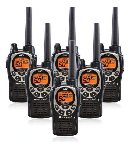 Gxt1000vp4 - Radio Bidireccional Gmrs De 50 Canales - Wal