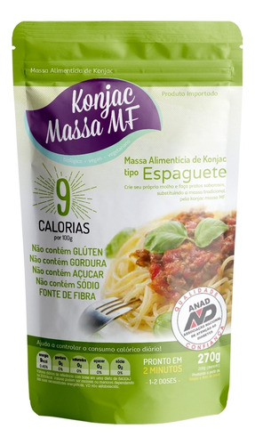 Macarrão Konjac Espaguete - 270g Low Carb