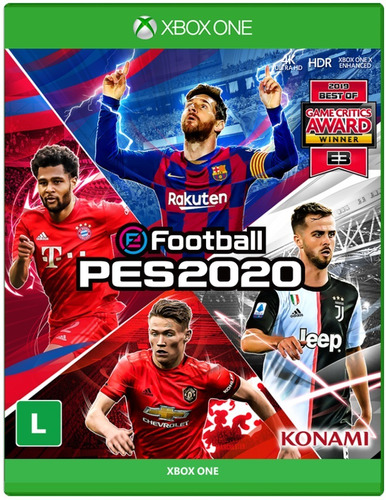 Pes 2020 Game Efootball -  Xbox One Mídia Física (lacrado)