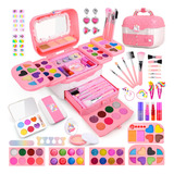 Auney Juego De Maquillaje Para Ninas, 64 Piezas, Kit De Maqu