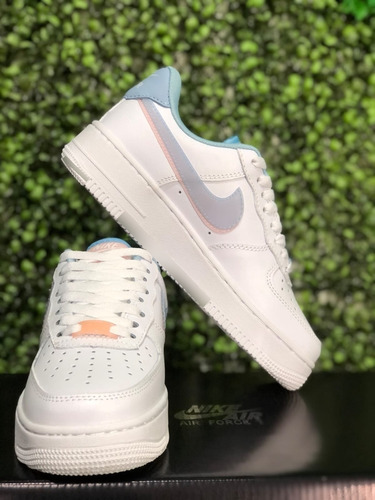 Nike Air Force One Low Double Swoosh Light Armory Blue #3.5