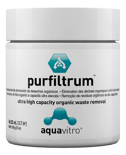 Purfiltrum Aquavitro 225ml Seachem Filtración Acuario 