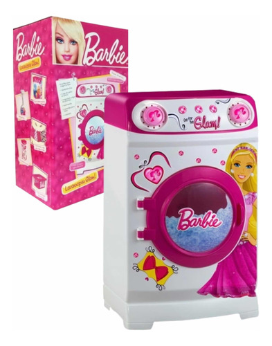 Lavarropas Barbie Glam Tambor Giratorio +accesorios Original
