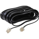 Cabo Extensor Para Telefone Rj11 4 Vias 10m Preto Storm Pct