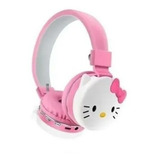 Audífono Bluetooth Niña Hello Kitty Rosa Ah-806d Infantil 