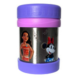 Termo Comida 350ml Disney 100 Años Moana Elsa Princesas