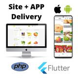 Script Para Delivery Em Flutter Com Site + App