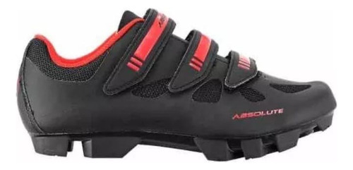 Sapatilha Mtb Absolute Preto/vermelho