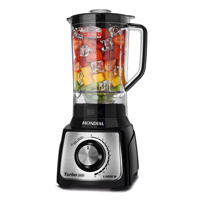 Liquidificador Turbo, Mondial, 1200W - L-1200 BI | Frete grátis