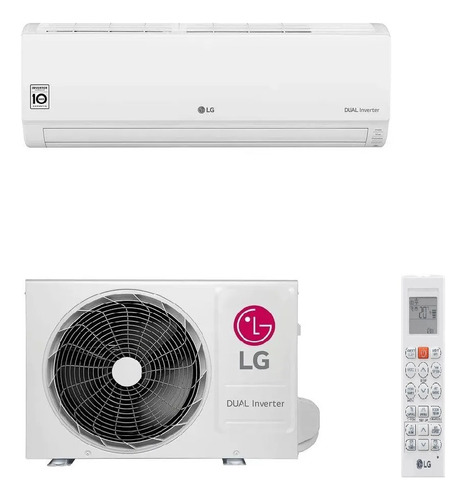 Ar Condicionado Split Hi Wall Inverter LG Dual Voice 12000 B