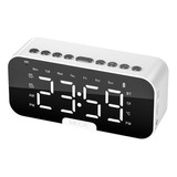 Altavoz Bluetooth P6, Reloj, Alarma, Sonido, Escritorio, Tar