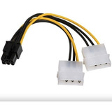 Adaptador 2 Molex A Pci-e 6 Pines 