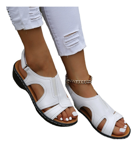 Sandalias Mujer Sandalias Negras Confort Step Antiderrapante