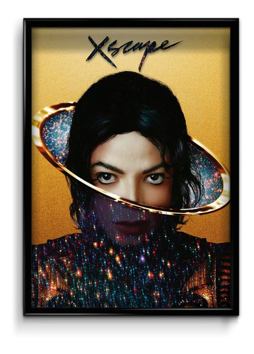 Cuadro Michael Jackson Art 20x30 (marco +lámina + Vidrio)