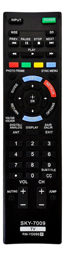 Controle Tv Led Smart Rm-yd078 Rm-yd088 Sony Bravia 7009