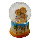 Pesebre Navidad Globo Nieve 6.5 Cm Italiano