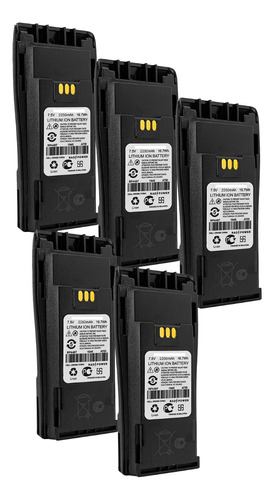 5 Baterías Rad Power Radios Motorola Dep450 Ep450 Nntn4497