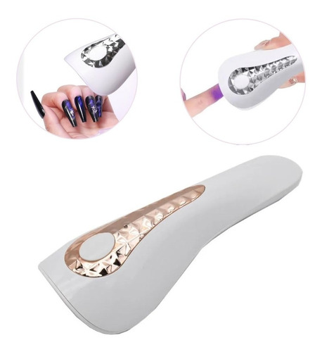 Lampara De Manos Viajera Uv/led Secado Rapido 18w Manicura