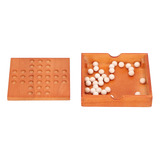 Juego De Mesa De Madera Chess Peg De Escritorio Educativo Pa