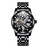 Reloj G-force Original At9005e Automatico Negro + Estuche
