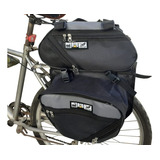 Combo Alforjas Bici Ridercraft H-back 15+bolso Portaequipaje