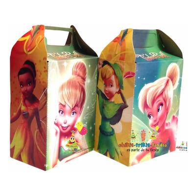 25 Cajitas Dulceros Fiesta Recuerdo Compatible Campanita