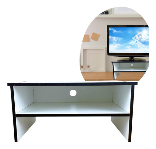 Base Suporte Monitor Mdf Branco Formica Escritório Ergonomia