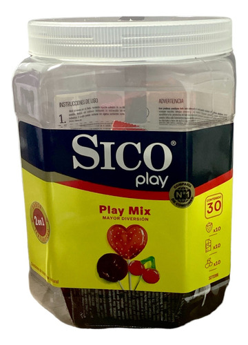 Sico Condones Play Mix Sabor Y Aroma 30 Pzas