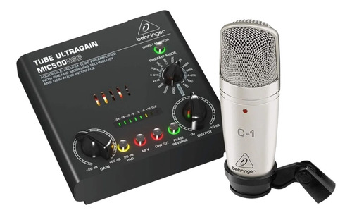 Kit Grabacion Para Voces Behringer Voice Studio Mic500 + C1 