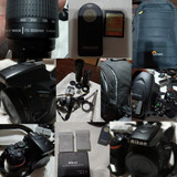  Nikon D5500 Dslr + Lentes + Accesorios + Mochila