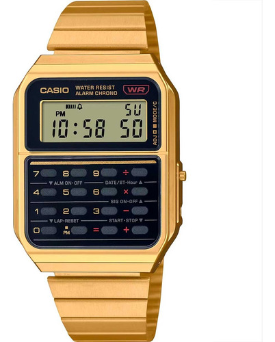 Relógio Casio Vintage Ca-500weg-1adf *calculadora