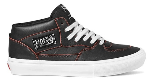 Tenis Vans Skate Half Cab Originales Wearaway Black Orange