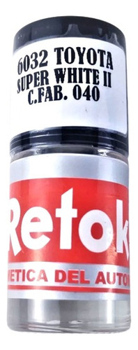 Pintura Retoke Toyota Super White Ii Super Blanco Ii  C.f040