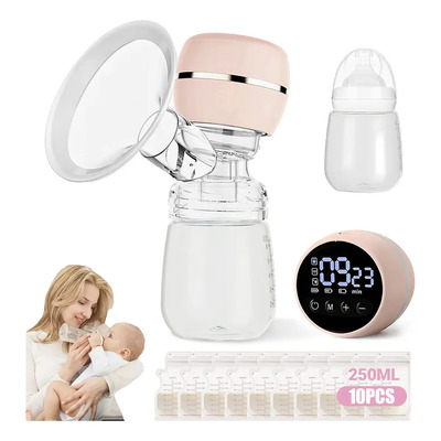 Extractor De Leche Eléctrico Recargable, 3 Modos 12 Niveles, Bajo Ruido E Indoloro, 3 En 1: Extrae, Almacena Y Alimenta, Incluye 10 Bolsas De Almacenamiento De Leche Materna De Regalo - LAWAN | MercadoLibre