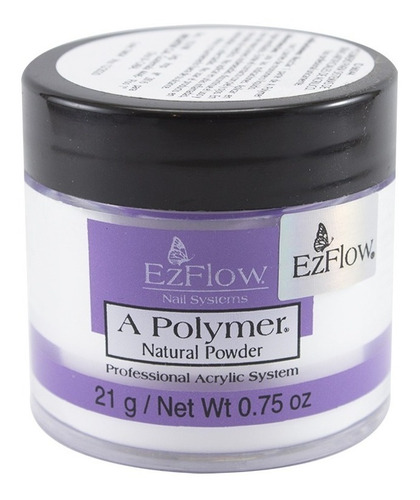 Polimero Polvo Acrilico Ezflow Color Natural X 21 Gr