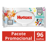 Lenço Umedecido Huggies One&done - 96 Unidades