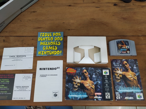 Shadow Man N64 P/ Nintendo 64 C/ Caixa E Manual Gradiente 