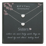 Efytal Regalos Para Hermanas Para Mujeres, Collares Para Her