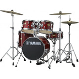 Bateria Yamaha Cranberry Red 5 Cuerpos Manu Katche