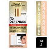 Uv Defender Anti Fotoenvejecimiento Tono Claro Fps50+ 40ml