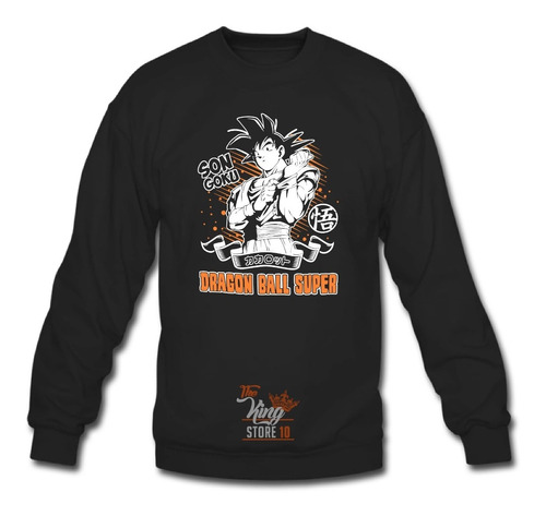 Poleron Cuello Polo, Anime, Dragon Ball Super, Son Goku, Universo, Otaku / The King Store 10