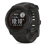 Smartwatch Garmin Instinct Standard 0.9  Caja 45mm De  Polímero Reforzado Con Fibra  Graphite, Malla  Graphite De  Silicona Y Bisel  Graphite De  Polímero Reforzado Con Fibra