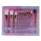 Set X 12 Brochas De Maquillaje Para Sombras Ojos City Girl