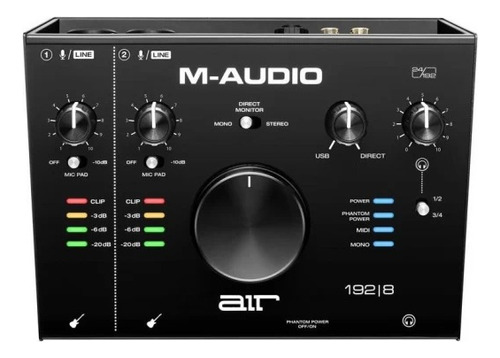 Interfaz Usb/midi 2x4 Con Mic Dual M-audio Air192x8 