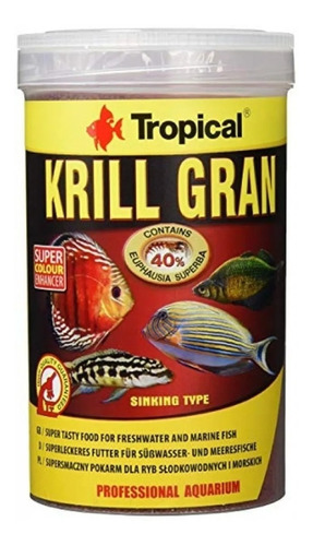 Alimento Tropical Krill Gran 135g Granulado Calcio Acuario